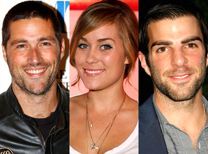 Matthew Fox, Lauren Conrad, Zachary Quinto Matthew Fox, Lauren Conrad, Zachary Quinto